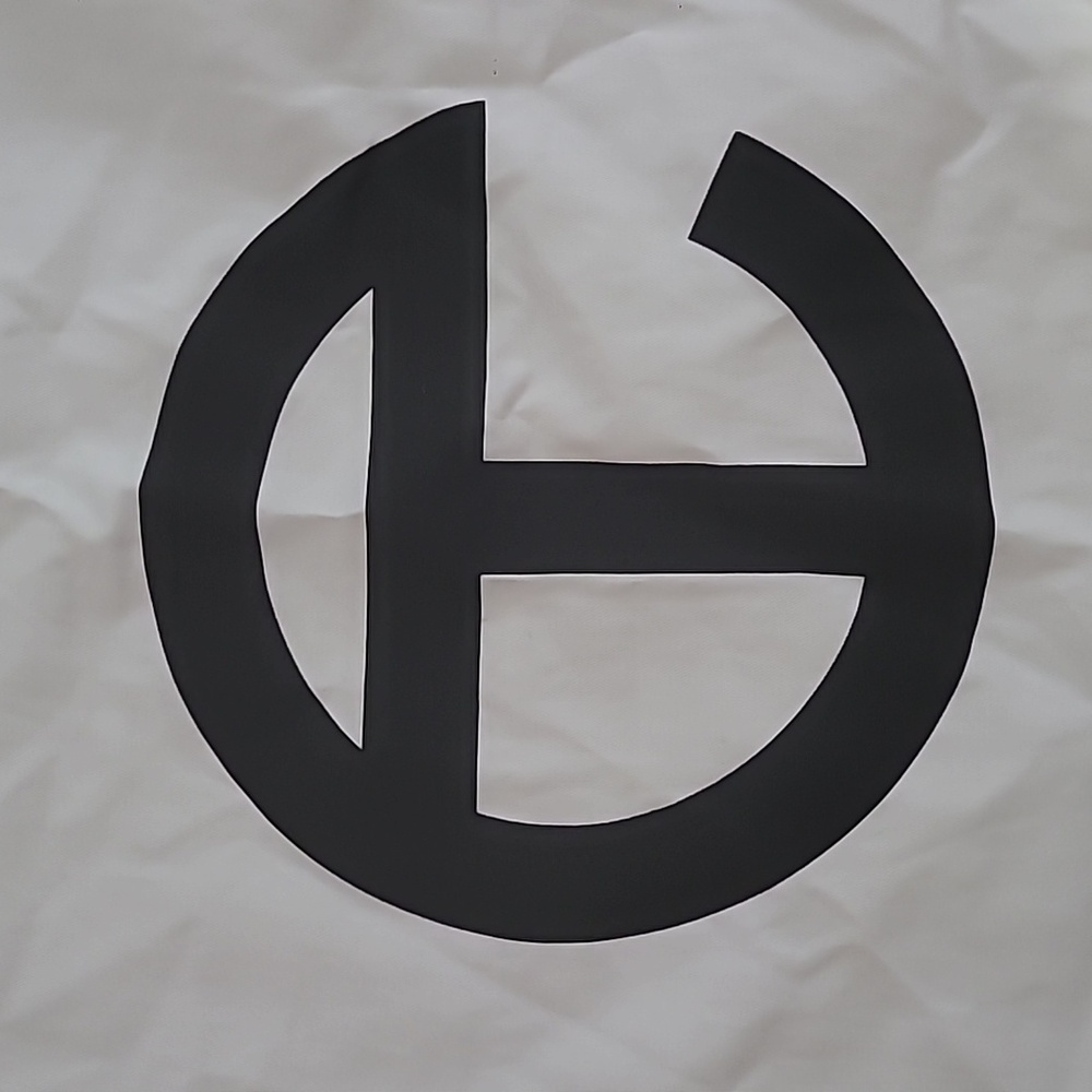 Telfar White Cream Dust Bag with Black Logo - Picture 2 of 3